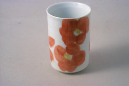 流れ椿切立コップ(特大)