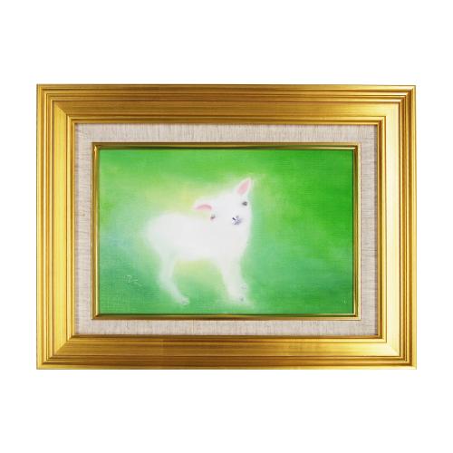 片岡鶴太郎・版画「仔羊」