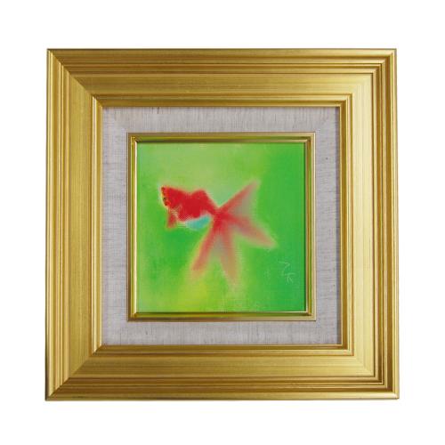 片岡鶴太郎・版画「金魚」 – 鶴まる商店